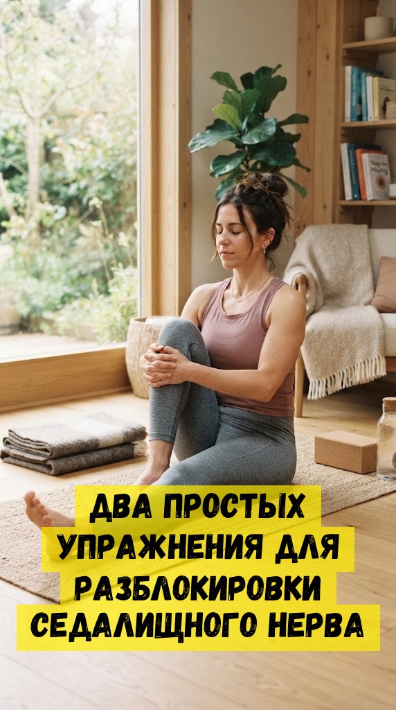 Два простых упражнения для разблокировки седалищного нерва