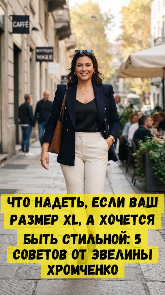 Что надеть, если ваш размер XL, а хочется быть стильной: 5 советов от Эвелины Хромченко