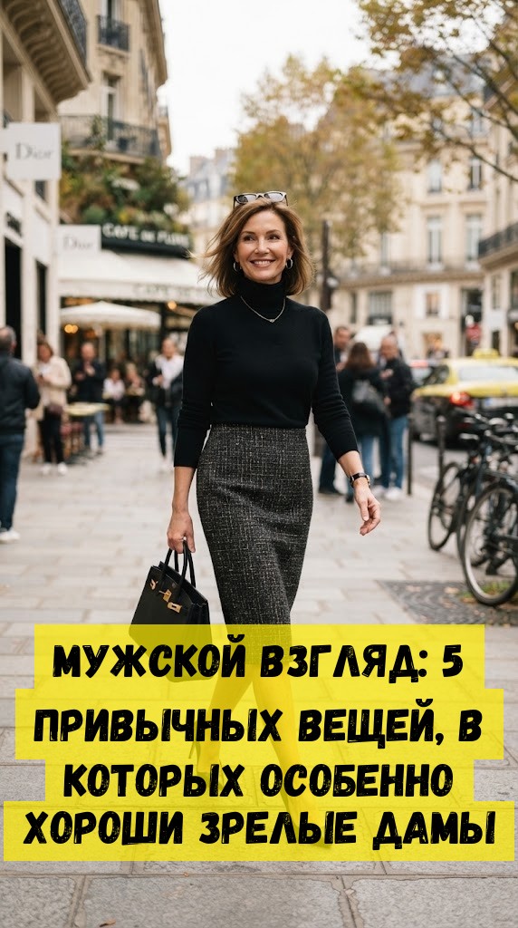 Мужской взгляд: 5 привычных вещей, в которых особенно хороши зрелые дамы
