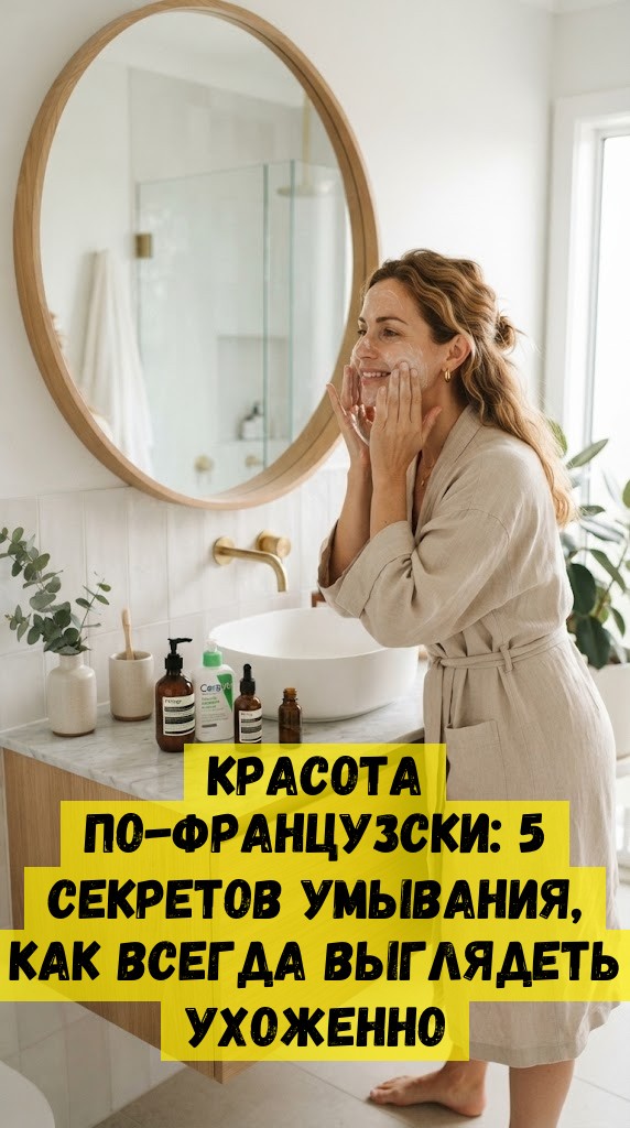 Красота по-французски: 5 секретов умывания, как всегда выглядеть ухоженно