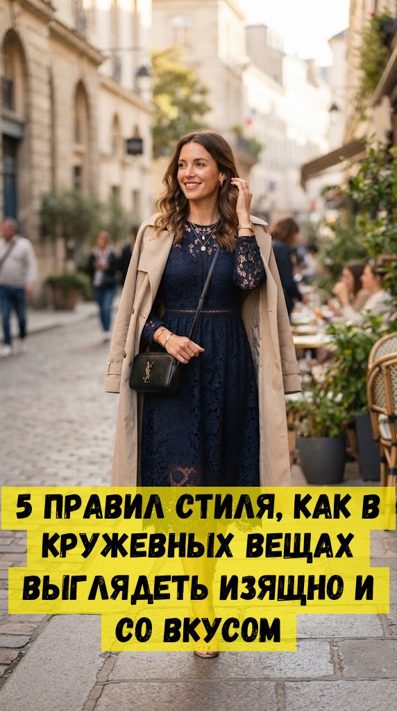 5 правил стиля, как в кружевных вещах выглядеть изящно и со вкусом