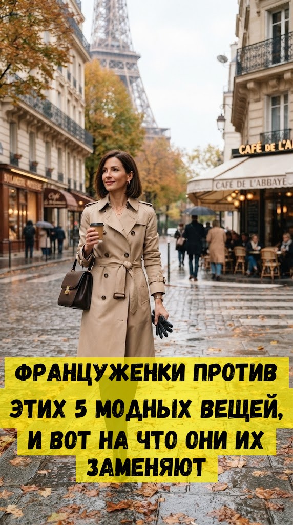 Француженки против этих 5 модных вещей, и вот на что они их заменяют