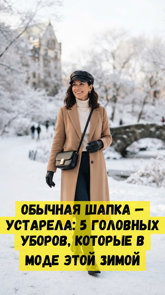 Обычная шапка &mdash; устарела: 5 головных уборов, которые в моде этой зимой