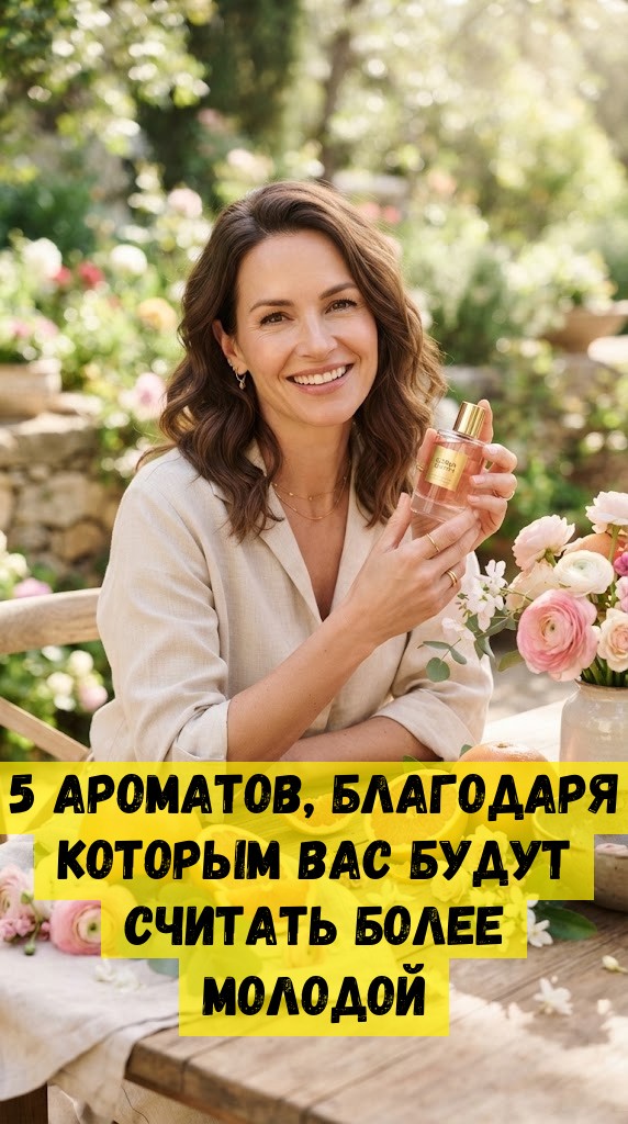 5 ароматов, благодаря которым вас будут считать более молодой