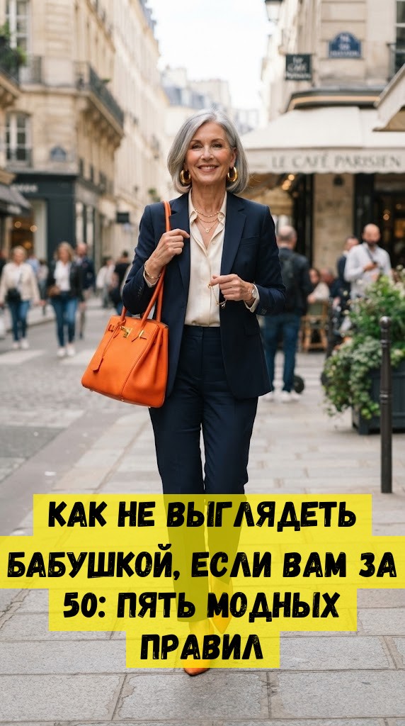 Как не&nbsp;выглядеть бабушкой, если вам за 50: пять модных правил