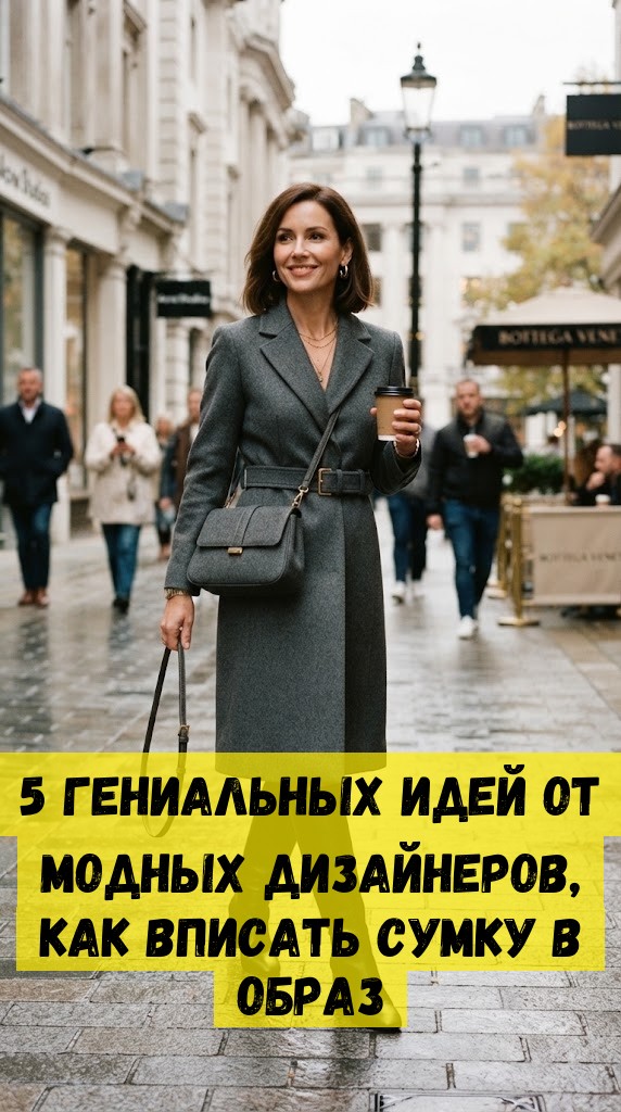 5 гениальных идей от модных дизайнеров, как вписать сумку в образ 5 гениальных идей от модных дизайнеров, как вписать сумку в образ