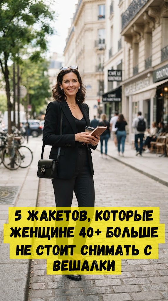 5 жакетов, которые женщине 40+ больше не стоит снимать с вешалки