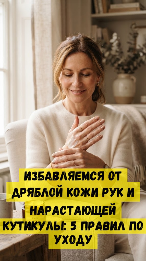 Избавляемся от дряблой кожи рук и нарастающей кутикулы: 5 правил по уходу