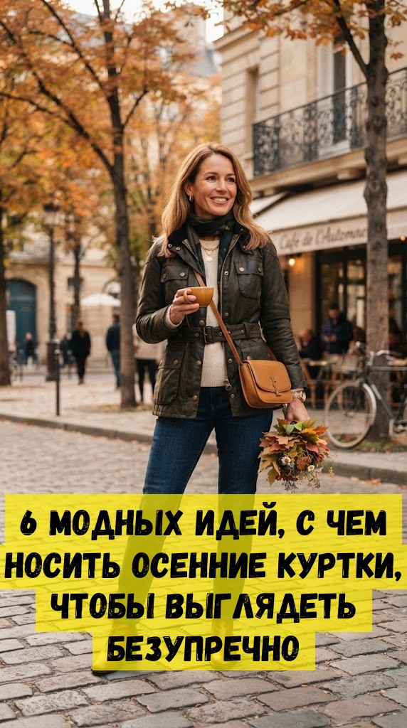 6 модных идей, с чем носить осенние куртки, чтобы выглядеть безупречно