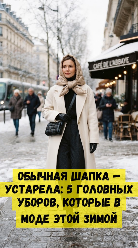 Обычная шапка &mdash; устарела: 5 головных уборов, которые в моде этой зимой