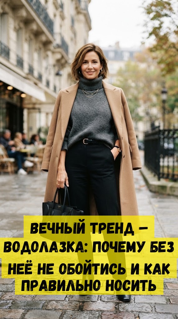 Вечный тренд &ndash; водолазка: почему без неё не обойтись и как правильно носить