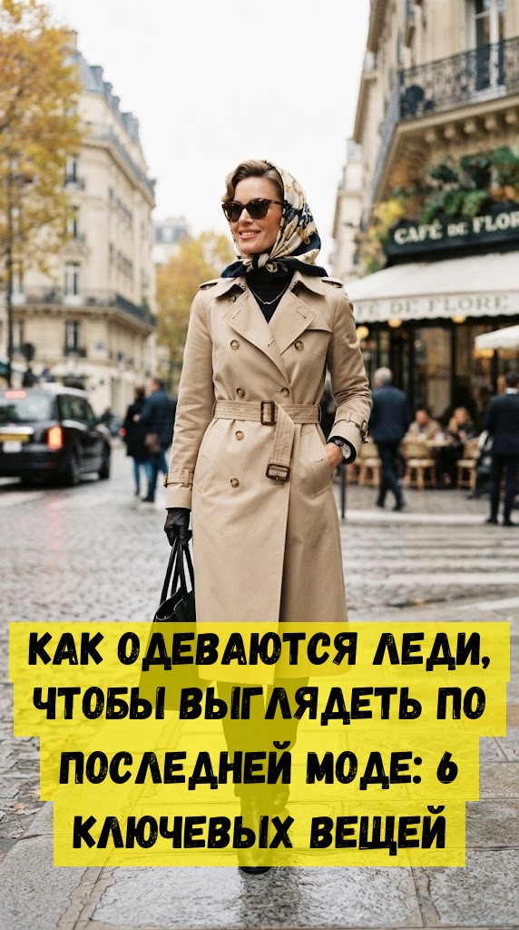 Как одеваются леди, чтобы выглядеть по последней моде: 6 ключевых вещей