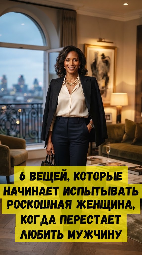 6 вещей, которые начинает испытывать роскошная женщина, когда перестает любить мужчину