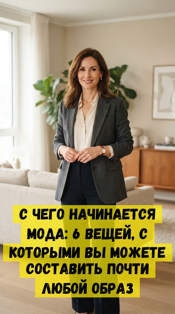 С чего начинается мода: 6 вещей, с которыми вы можете составить почти любой образ