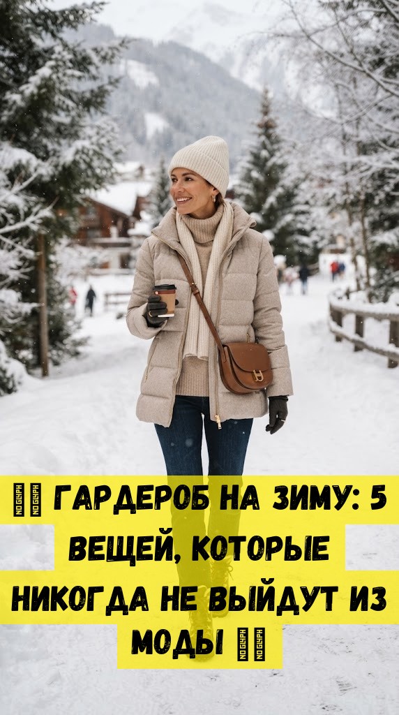 ❄️ Гардероб на зиму: 5 вещей, которые НИКОГДА не выйдут из моды 💯🔥