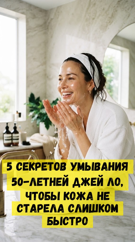 5 секретов умывания 50-летней Джей Ло, чтобы кожа не старела слишком быстро