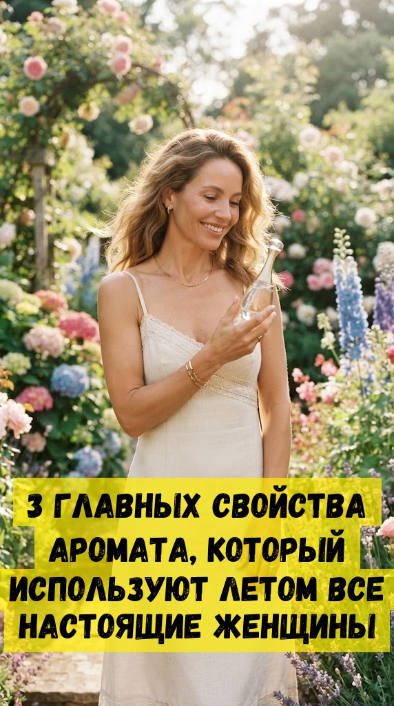 3 главных свойства аромата, который используют летом все настоящие женщины
