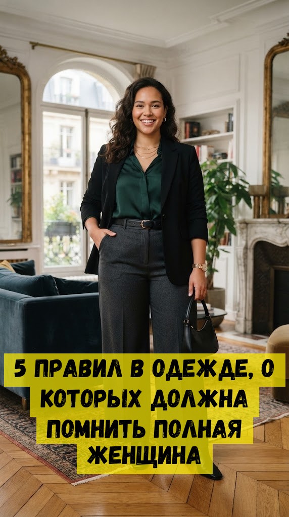 5 правил в одежде, о которых должна помнить полная женщина