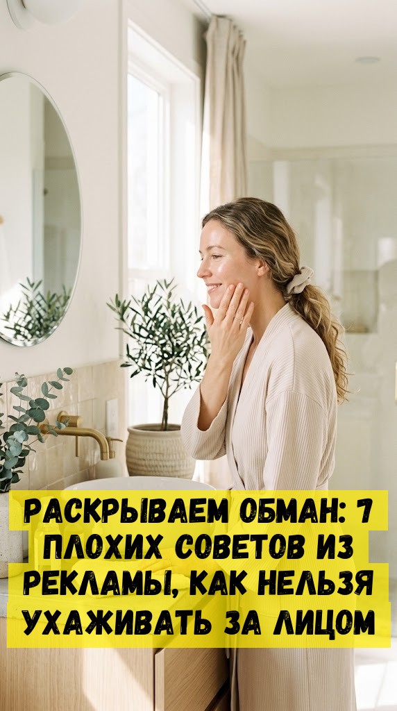Раскрываем обман: 7 плохих советов из рекламы, как нельзя ухаживать за лицом