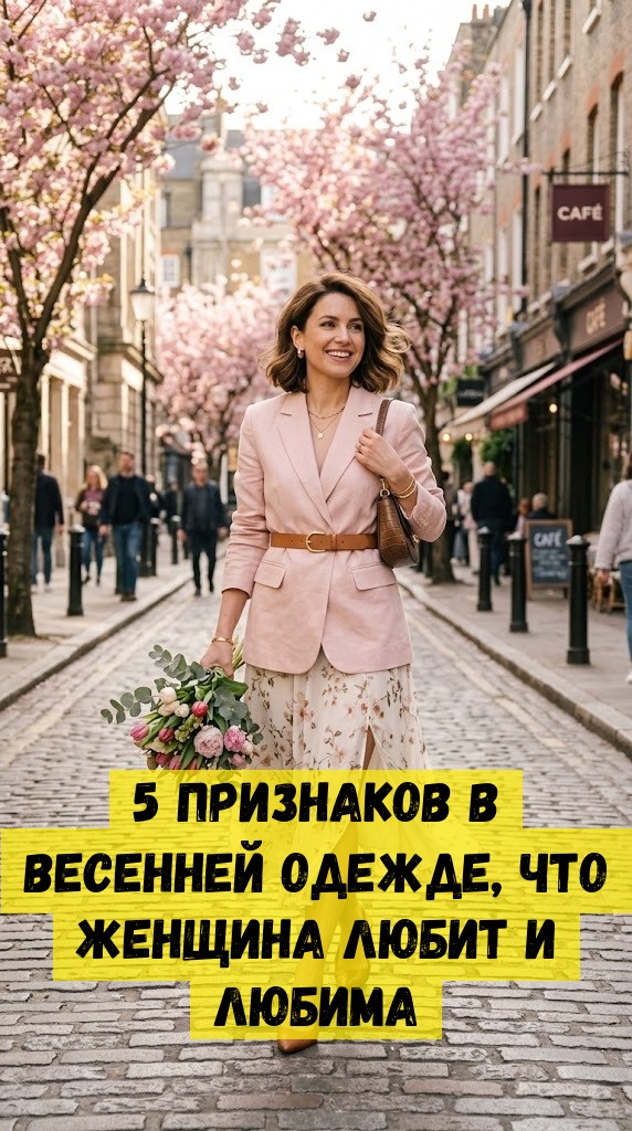 5 признаков в весенней одежде, что женщина любит и любима