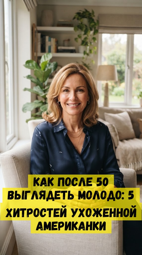 Как после 50 выглядеть молодо: 5 хитростей ухоженной американки