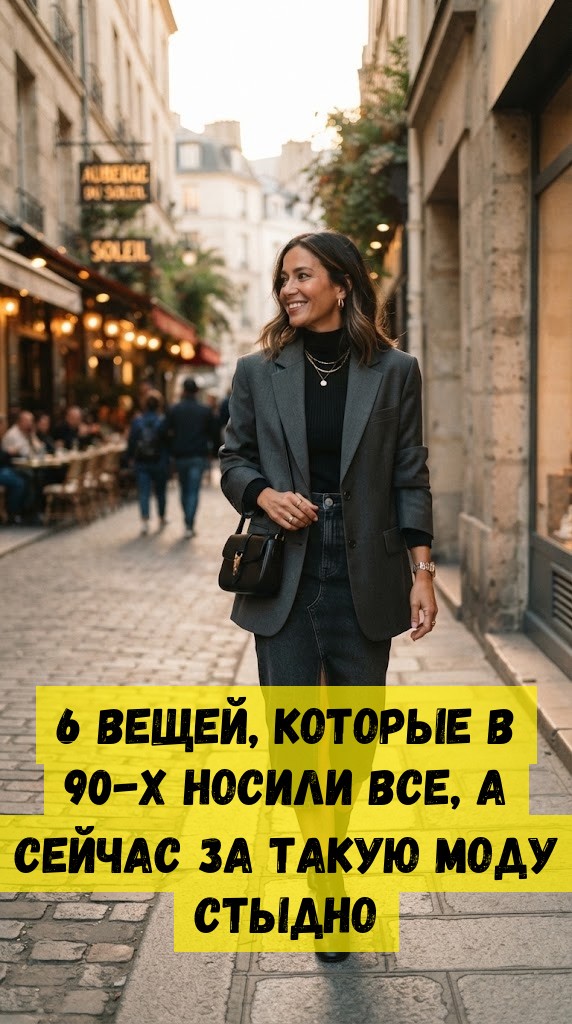 6 вещей, которые в 90-х носили все, а сейчас за такую моду стыдно 6 вещей, которые в 90-х носили все, а сейчас за такую моду стыдно