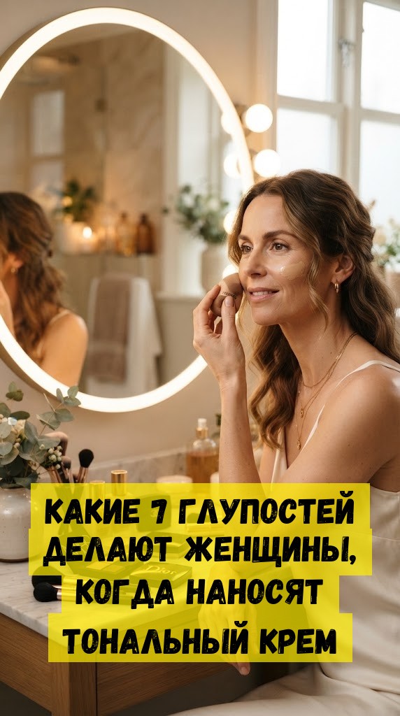 Какие 7 глупостей делают женщины, когда наносят тональный крем