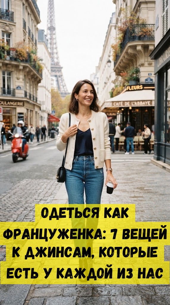 Одеться как француженка: 7 вещей к джинсам, которые есть у каждой из нас