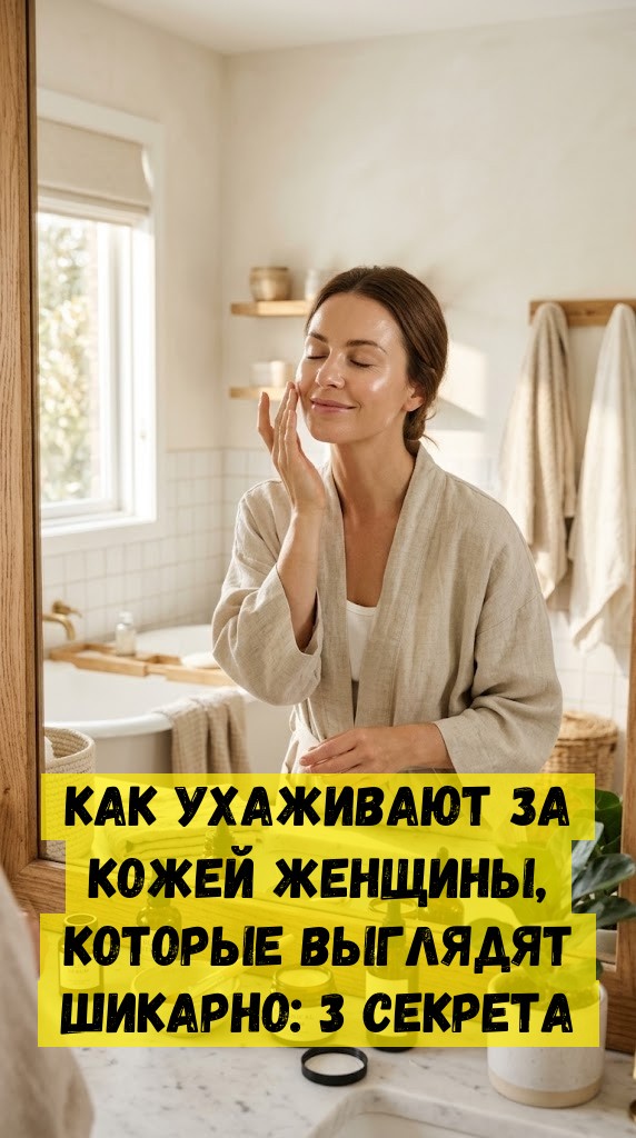 Как ухаживают за кожей женщины, которые выглядят шикарно: 3 секрета