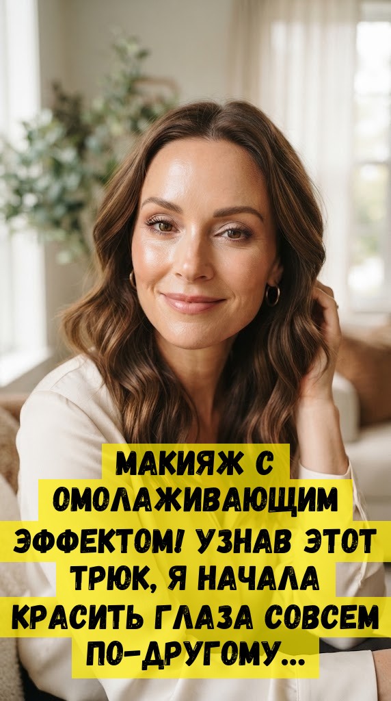 Макияж с омолаживающим эффектом! Узнав этот трюк, я начала красить глаза совсем по-другому&hellip;