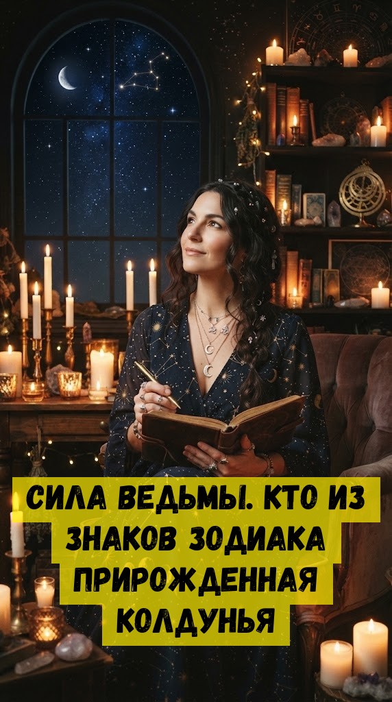 Сила Ведьмы. Кто из знаков зодиака прирожденная колдунья
