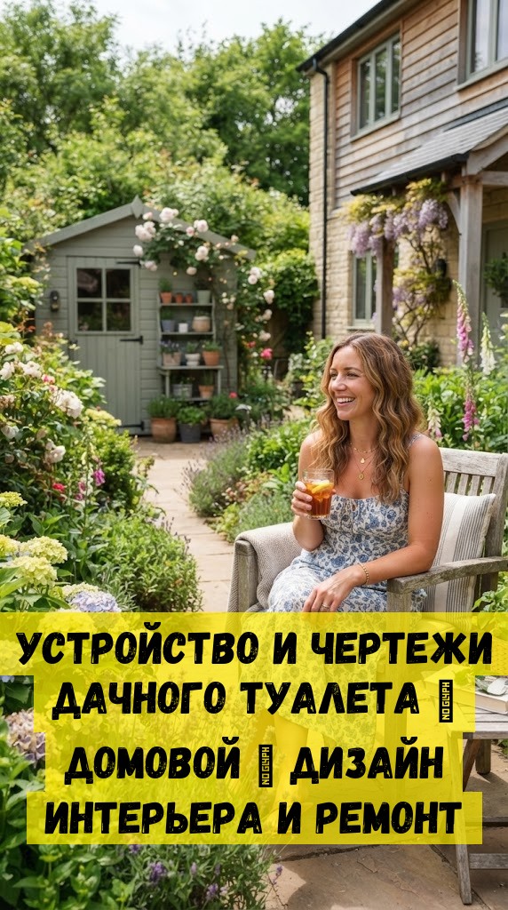 Устройство и чертежи дачного туалета | Домовой | Дизайн интерьера и ремонт