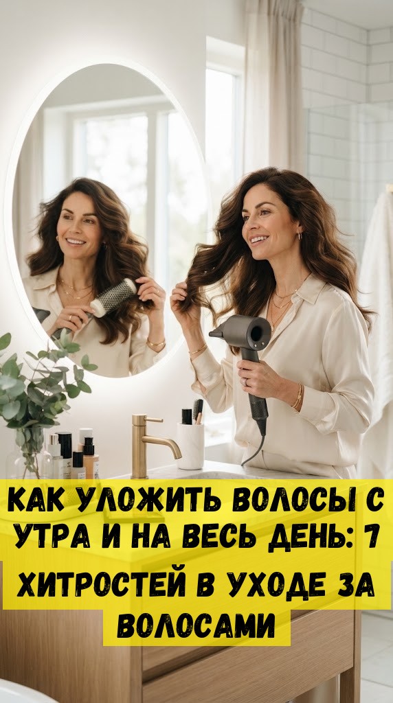 Как уложить волосы с утра и на весь день: 7 хитростей в уходе за волосами