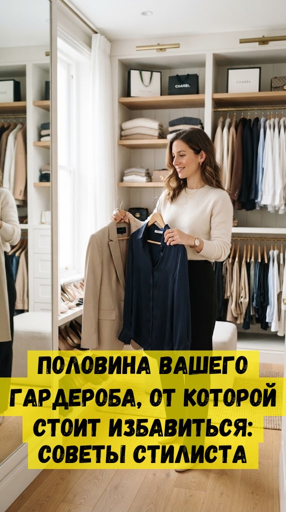 Половина вашего гардероба, от которой стоит избавиться: советы стилиста