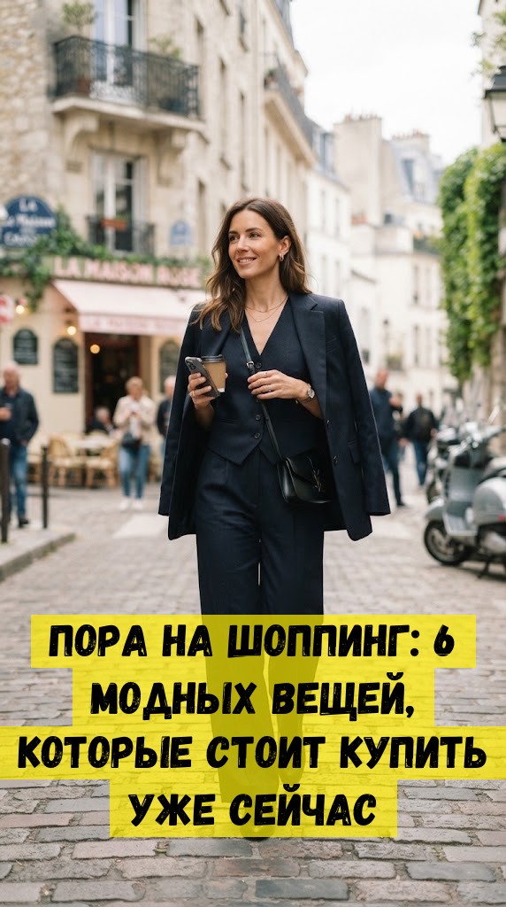 Пора на шоппинг: 6 модных вещей, которые стоит купить уже сейчас Пора на шоппинг: 6 модных вещей, которые стоит купить уже сейчас