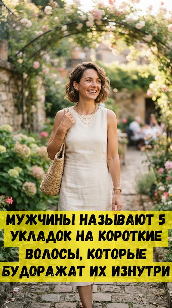 Мужчины называют 5 укладок на короткие волосы, которые будоражат их изнутри