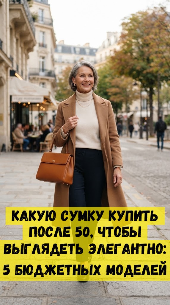 Какую сумку купить после 50, чтобы выглядеть элегантно: 5 бюджетных моделей