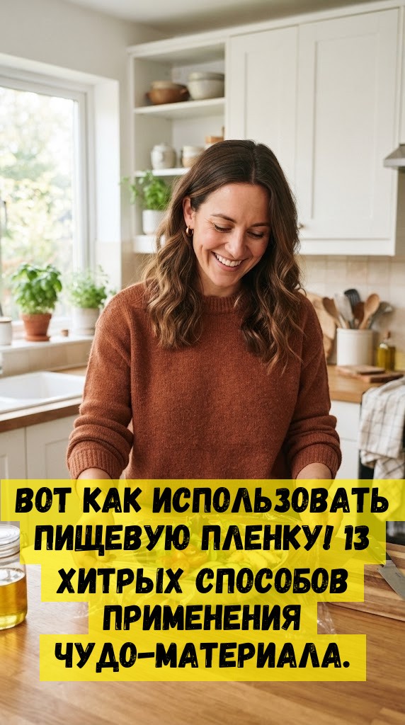 Вот как использовать пищевую пленку! 13 хитрых способов применения чудо-материала.