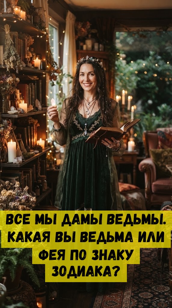 Все мы дамы ведьмы. Какая Вы ведьма или фея по знаку зодиака?