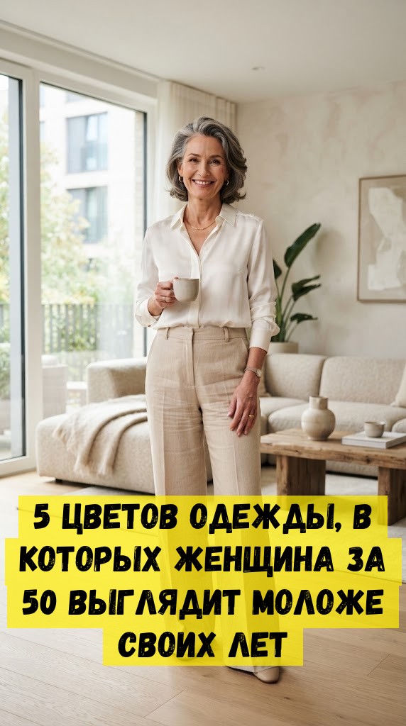 5 цветов одежды, в которых женщина за 50 выглядит моложе своих лет