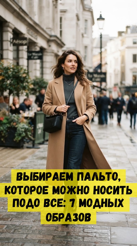 Выбираем пальто, которое можно носить подо все: 7 модных образов