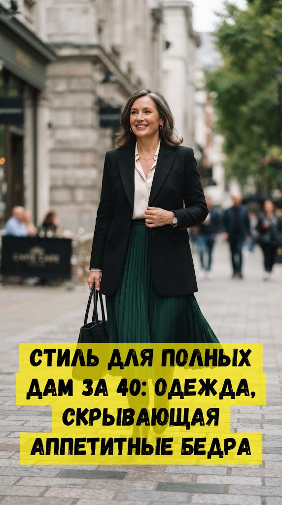 Стиль для полных дам за 40: одежда, скрывающая аппетитные бедра