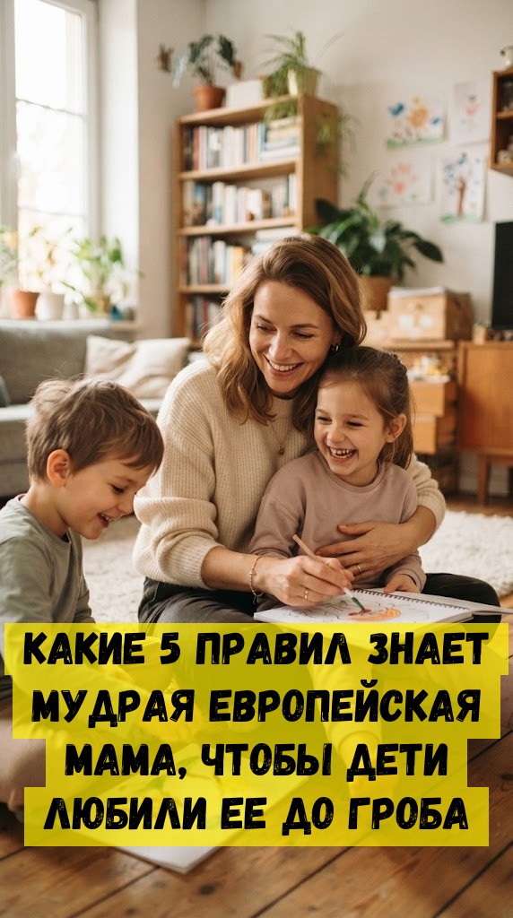 Какие 5 правил знает мудрая европейская мама, чтобы дети любили ее до гроба Какие 5 правил знает мудрая европейская мама, чтобы дети любили ее до гроба
