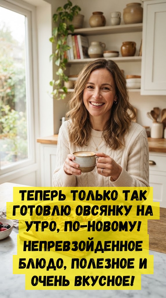 Теперь только так готовлю овсянку на утро, по-новому! Непревзойденное блюдо, полезное и очень вкусное!