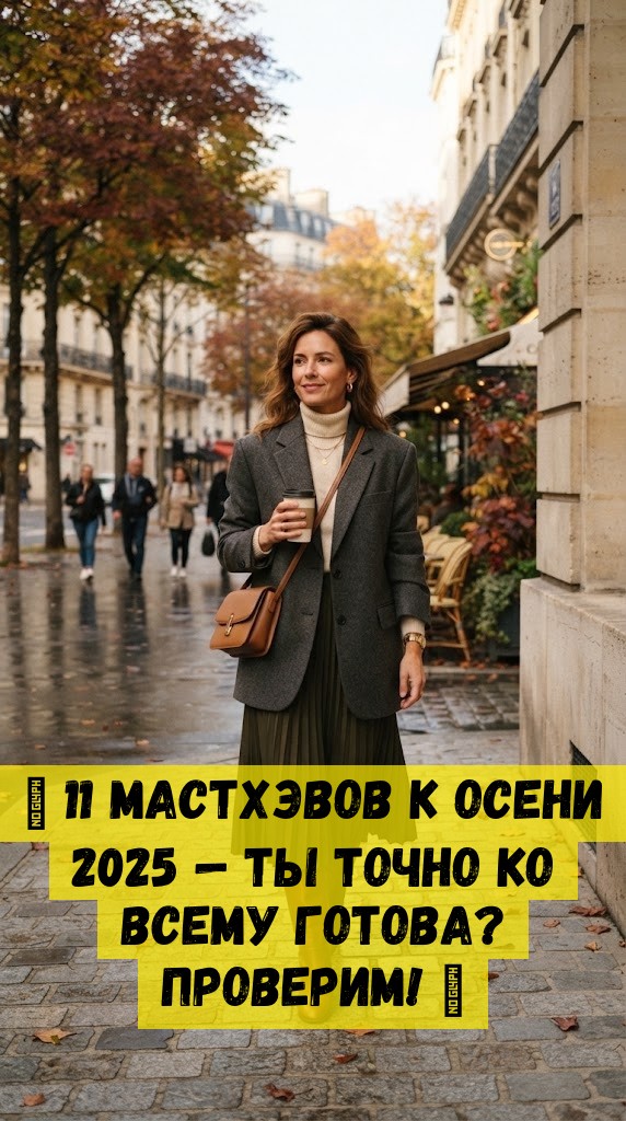🍁 11 мастхэвов к осени 2025 &mdash; ты точно ко всему готова? Проверим! ✅