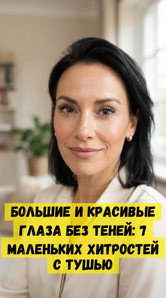 Большие и красивые глаза без теней: 7 маленьких хитростей с тушью