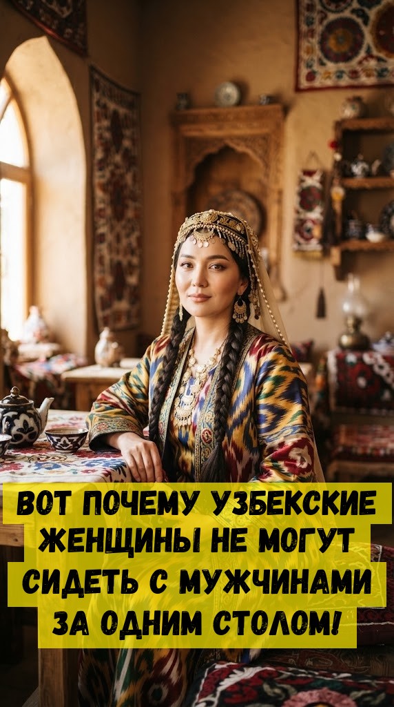 Вот почему узбекские женщины не могут сидеть с мужчинами за одним столом! Вот почему узбекские женщины не могут сидеть с мужчинами за одним столом!