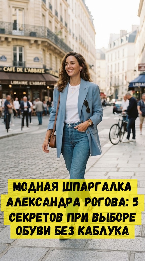 Модная шпаргалка Александра Рогова: 5 секретов при выборе обуви без каблука