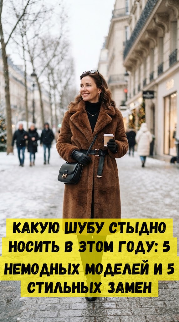 Какую шубу стыдно носить в этом году: 5 немодных моделей и 5 стильных замен