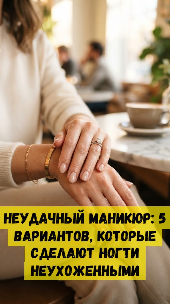 Неудачный маникюр: 5 вариантов, которые сделают ногти неухоженными